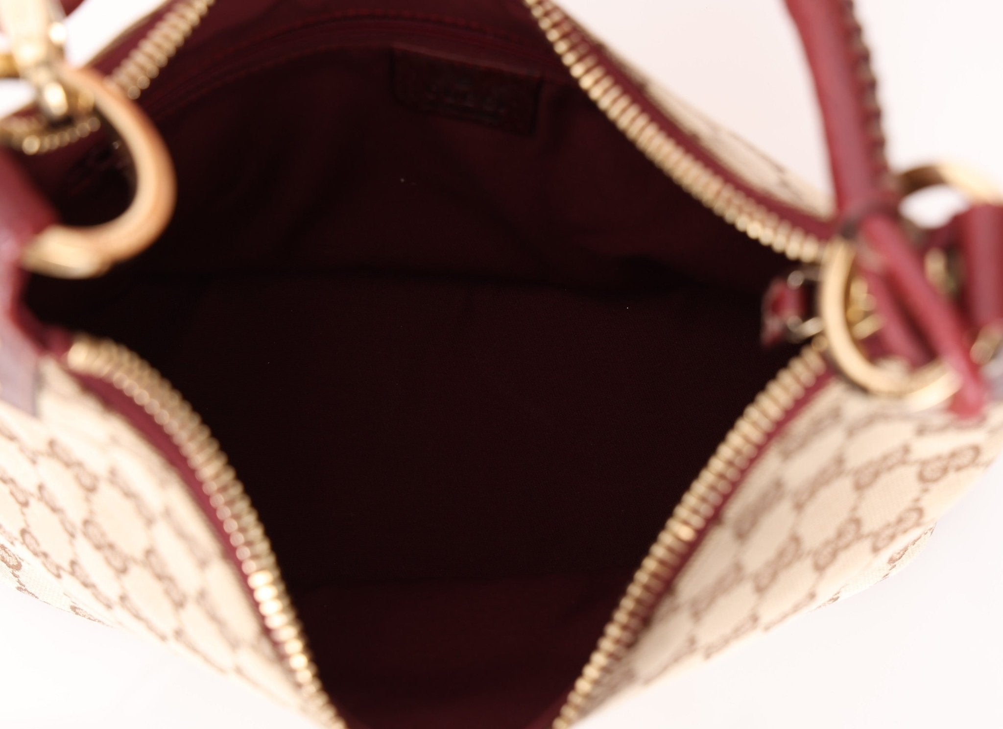 Gucci Monogram Whipstitch Shoulder Bag - FashioNica