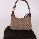 Gucci Monogram Whipstitch Shoulder Bag - FashioNica