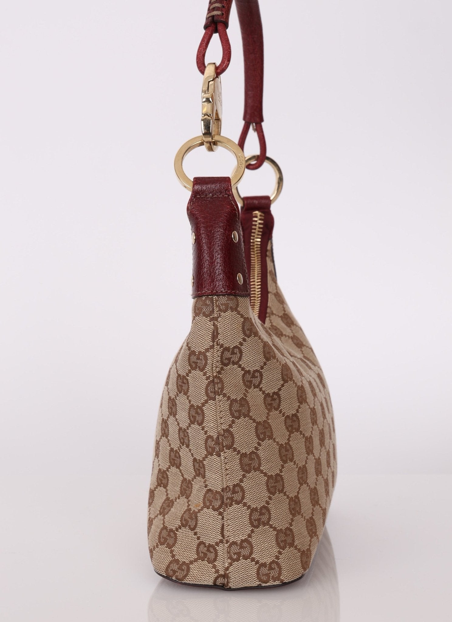 Gucci Monogram Whipstitch Shoulder Bag - FashioNica