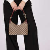 Gucci Monogram Whipstitch Shoulder Bag - FashioNica
