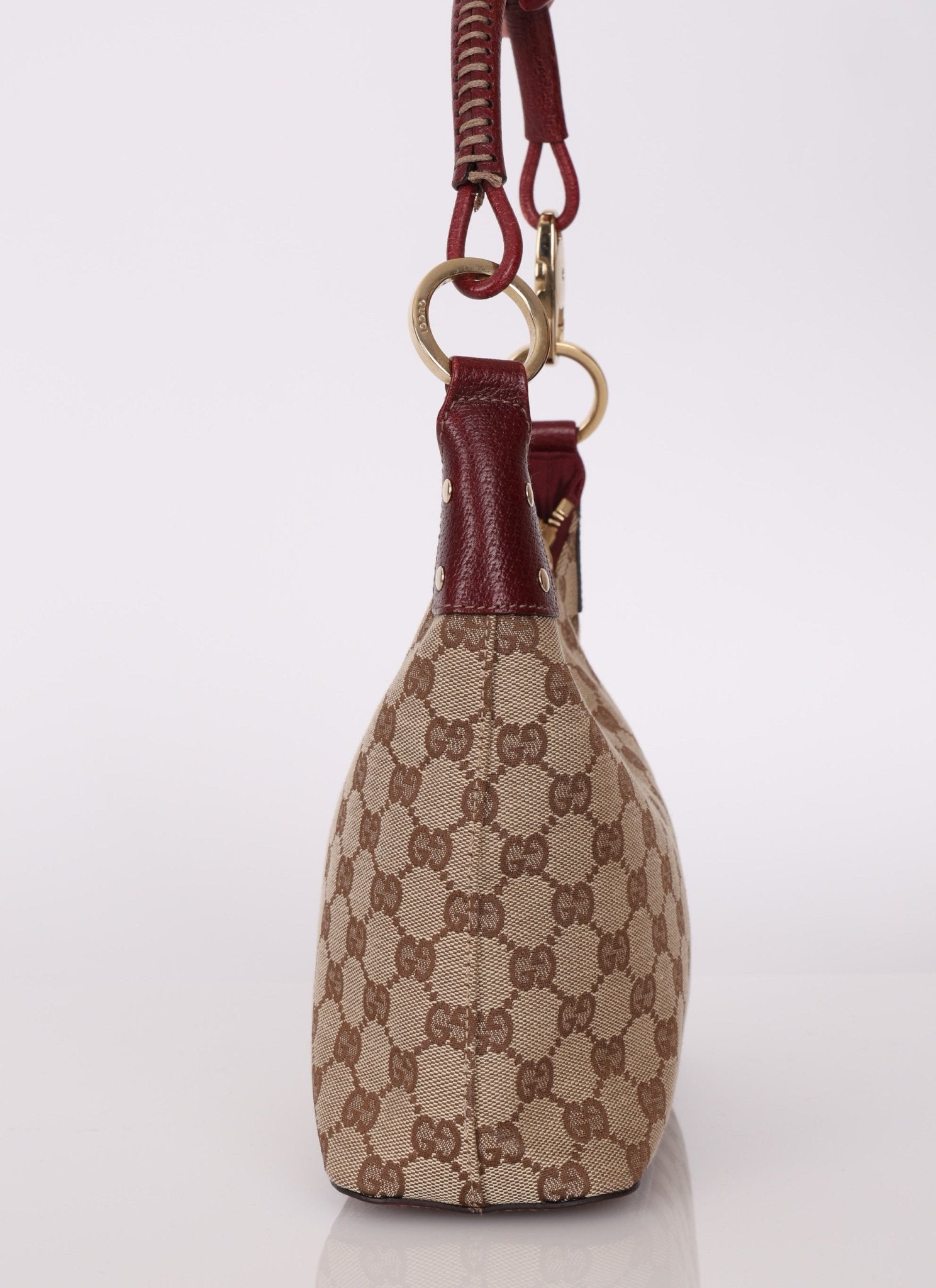 Gucci Monogram Whipstitch Shoulder Bag - FashioNica