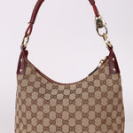Gucci Monogram Whipstitch Shoulder Bag - FashioNica