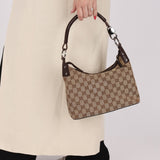 Gucci Monogram Whipstitch Shoulder Bag - FashioNica