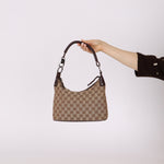 Gucci Monogram Whipstitch Shoulder Bag - FashioNica