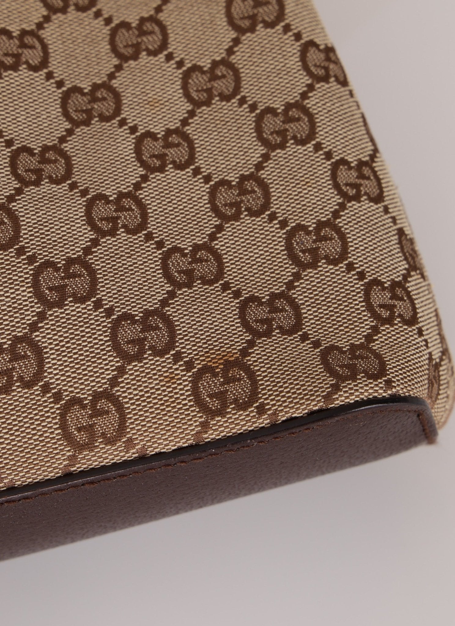 Gucci Monogram Whipstitch Shoulder Bag - FashioNica