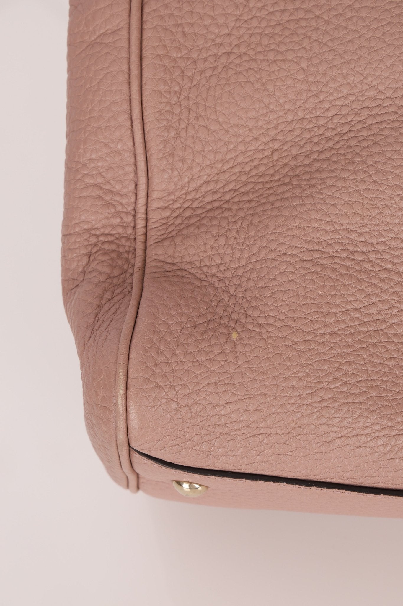 Gucci Nude Leather Bamboo Large Shopper Tote - FashioNica