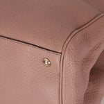 Gucci Nude Leather Bamboo Large Shopper Tote - FashioNica