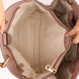 Gucci Nude Leather Bamboo Large Shopper Tote - FashioNica