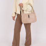 Gucci Nude Leather Jackie - FashioNica