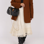 Gucci Ostrich Leather Bamboo Top Handle - FashioNica