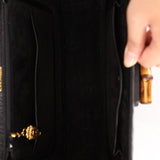 Gucci Ostrich Leather Bamboo Top Handle - FashioNica