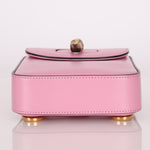 Gucci Pink Bamboo Turnlock Vertical Top Handle 3 Way Bag - FashioNica
