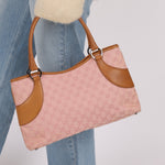 Gucci Pink GG Canvas Mini Tote Bag - FashioNica