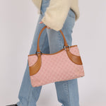 Gucci Pink GG Canvas Mini Tote Bag - FashioNica