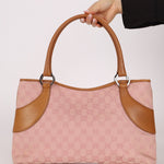 Gucci Pink GG Canvas Mini Tote Bag - FashioNica