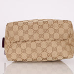 Gucci Plum Monogram Mini Bowler - FashioNica