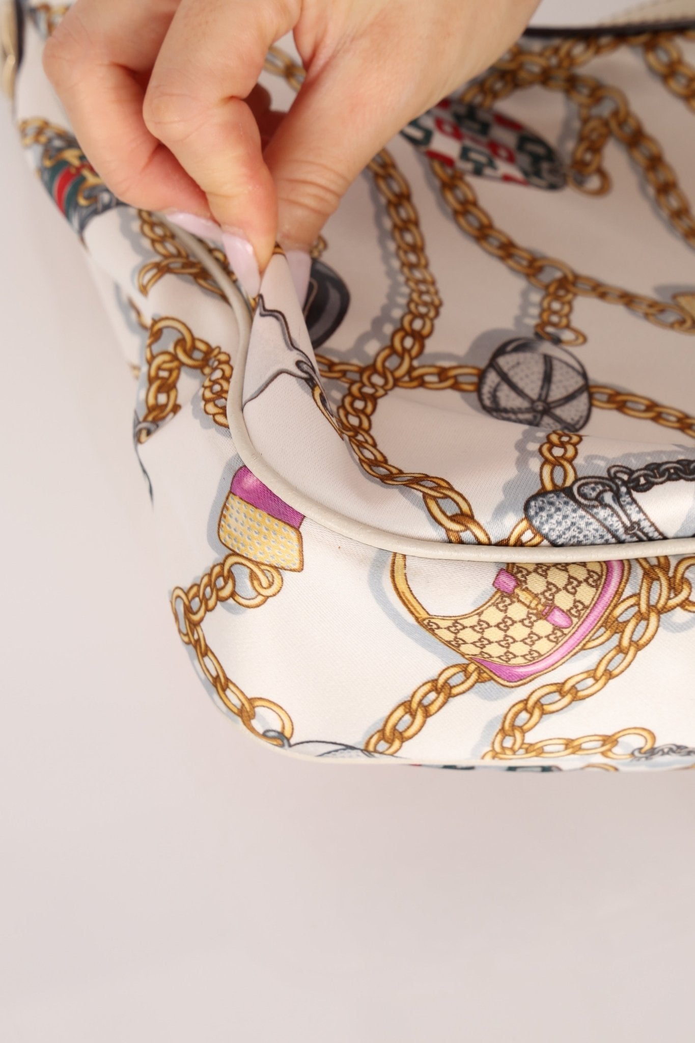 Gucci Satin Charmy Hobo - FashioNica