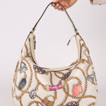 Gucci Satin Charmy Hobo - FashioNica
