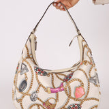 Gucci Satin Charmy Hobo - FashioNica