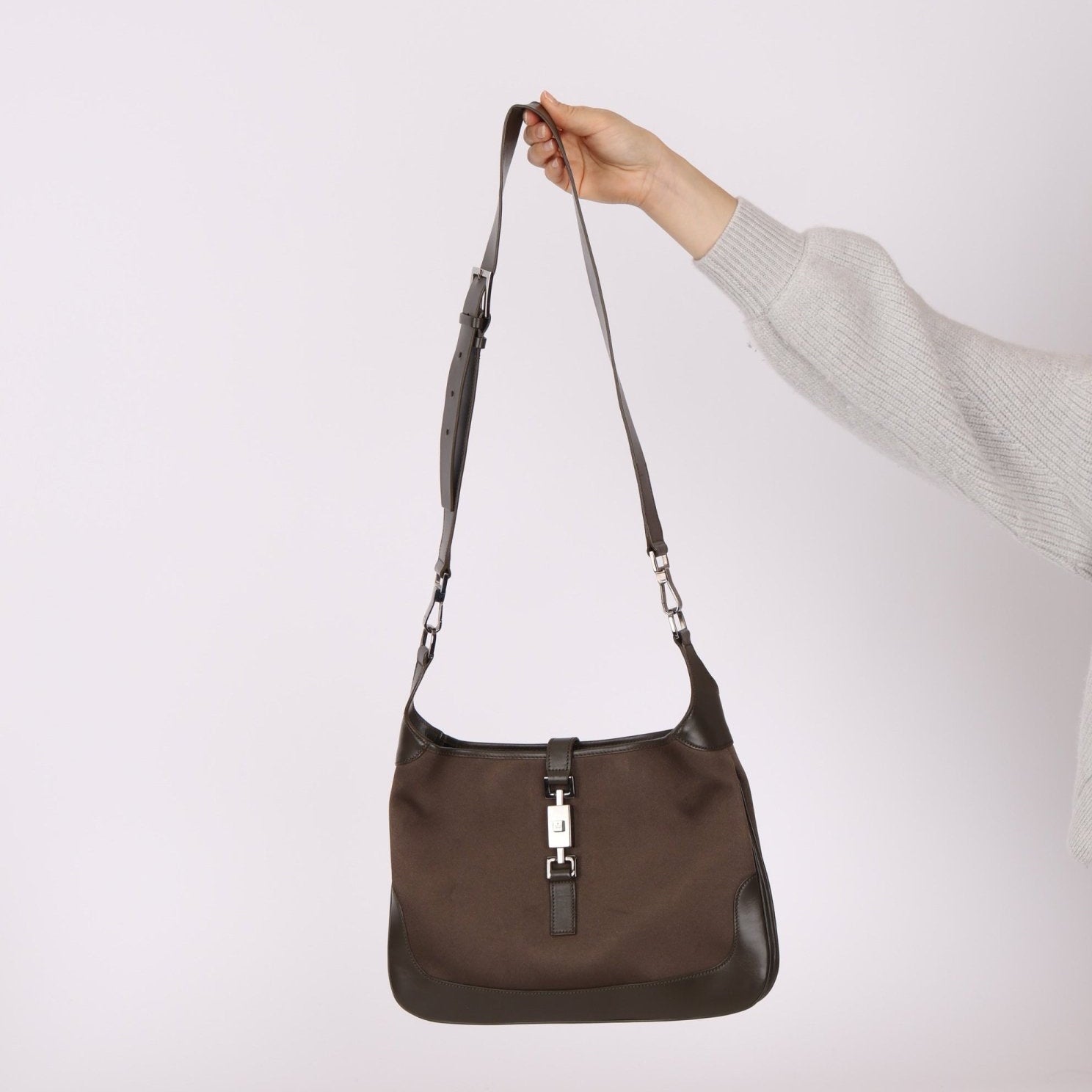 Gucci Satin Jackie Crossbody - FashioNica