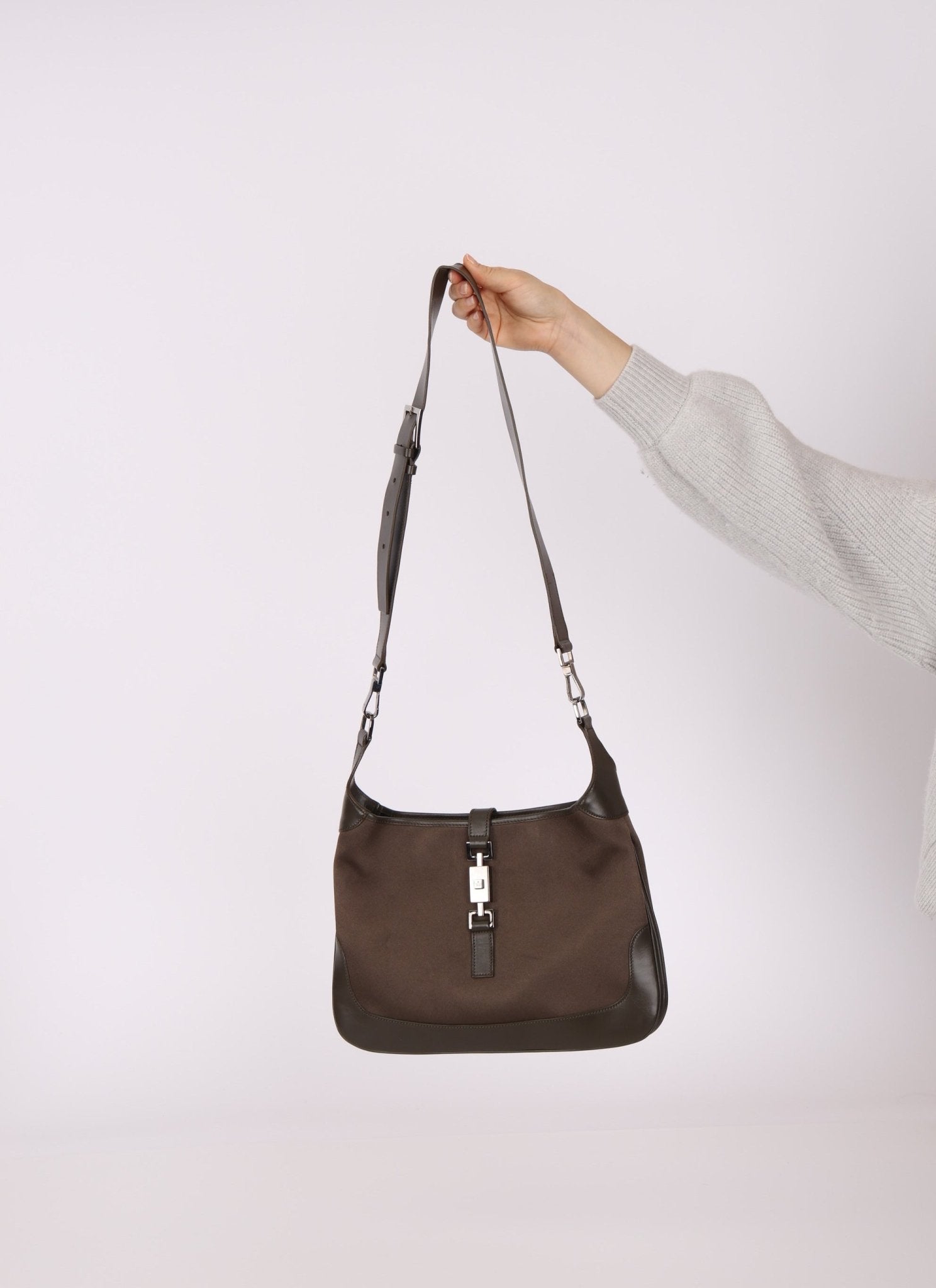 Gucci Satin Jackie Crossbody - FashioNica