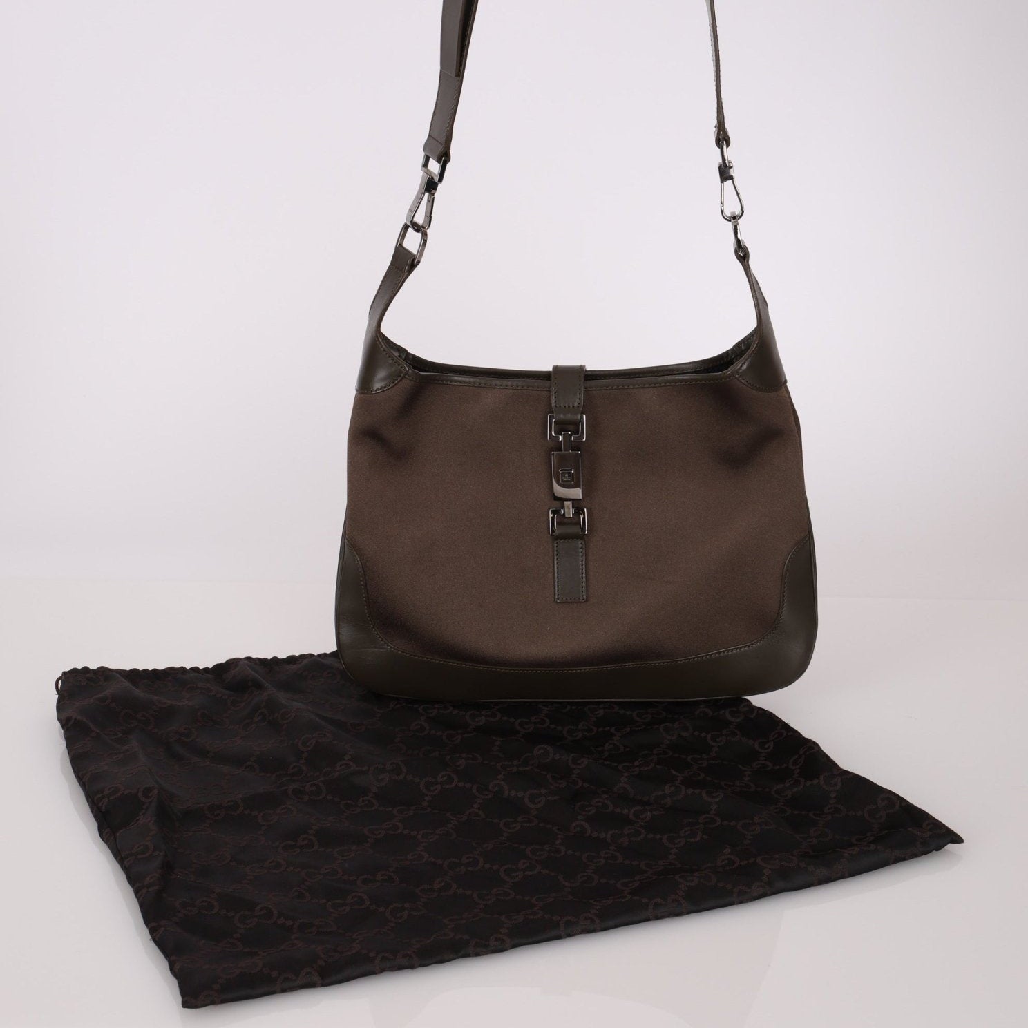 Gucci Satin Jackie Crossbody - FashioNica