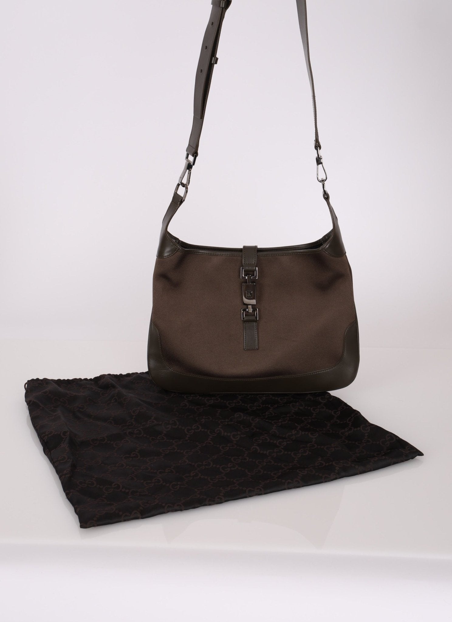 Gucci Satin Jackie Crossbody - FashioNica