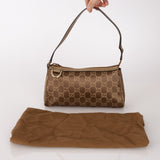 Gucci Satin Monogram Pochette - FashioNica