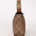 Gucci Satin Monogram Pochette - FashioNica