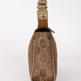 Gucci Satin Monogram Pochette - FashioNica