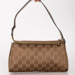 Gucci Satin Monogram Pochette - FashioNica