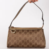 Gucci Satin Monogram Pochette - FashioNica