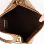 Gucci Satin Monogram Pochette - FashioNica