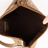 Gucci Satin Monogram Pochette - FashioNica