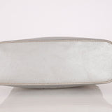 Gucci Silver Leather Guccissima Shoulder Hobo - FashioNica