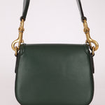 Gucci Small Lady Web Emerald Green Boxcalf Shoulder Bag - FashioNica