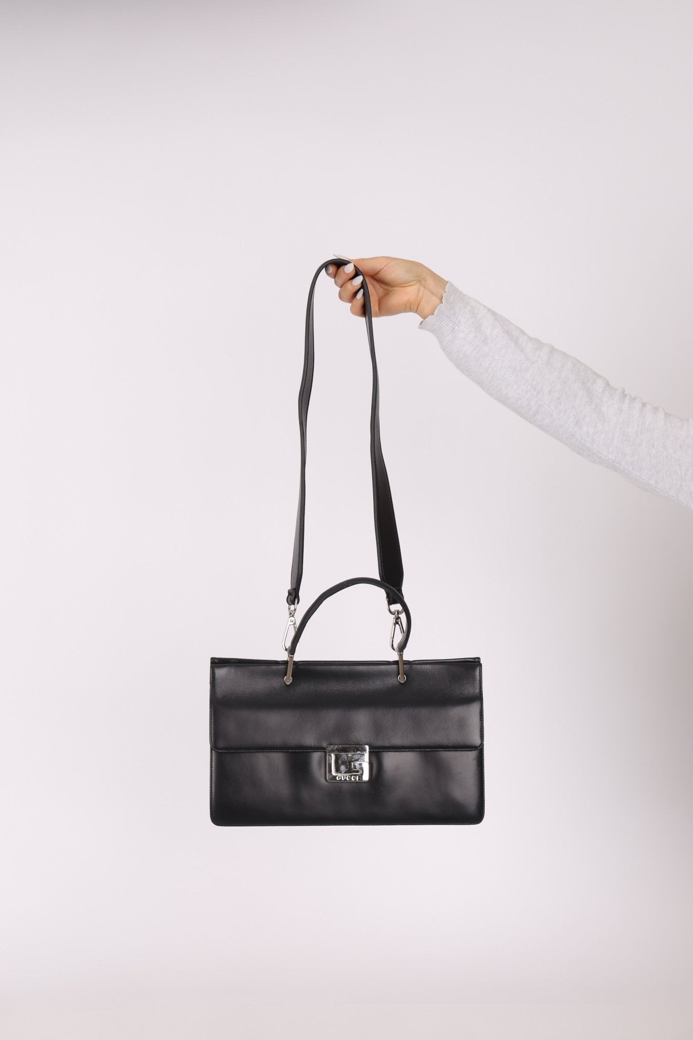 Gucci Square G Box East West Top Handle Bag - FashioNica