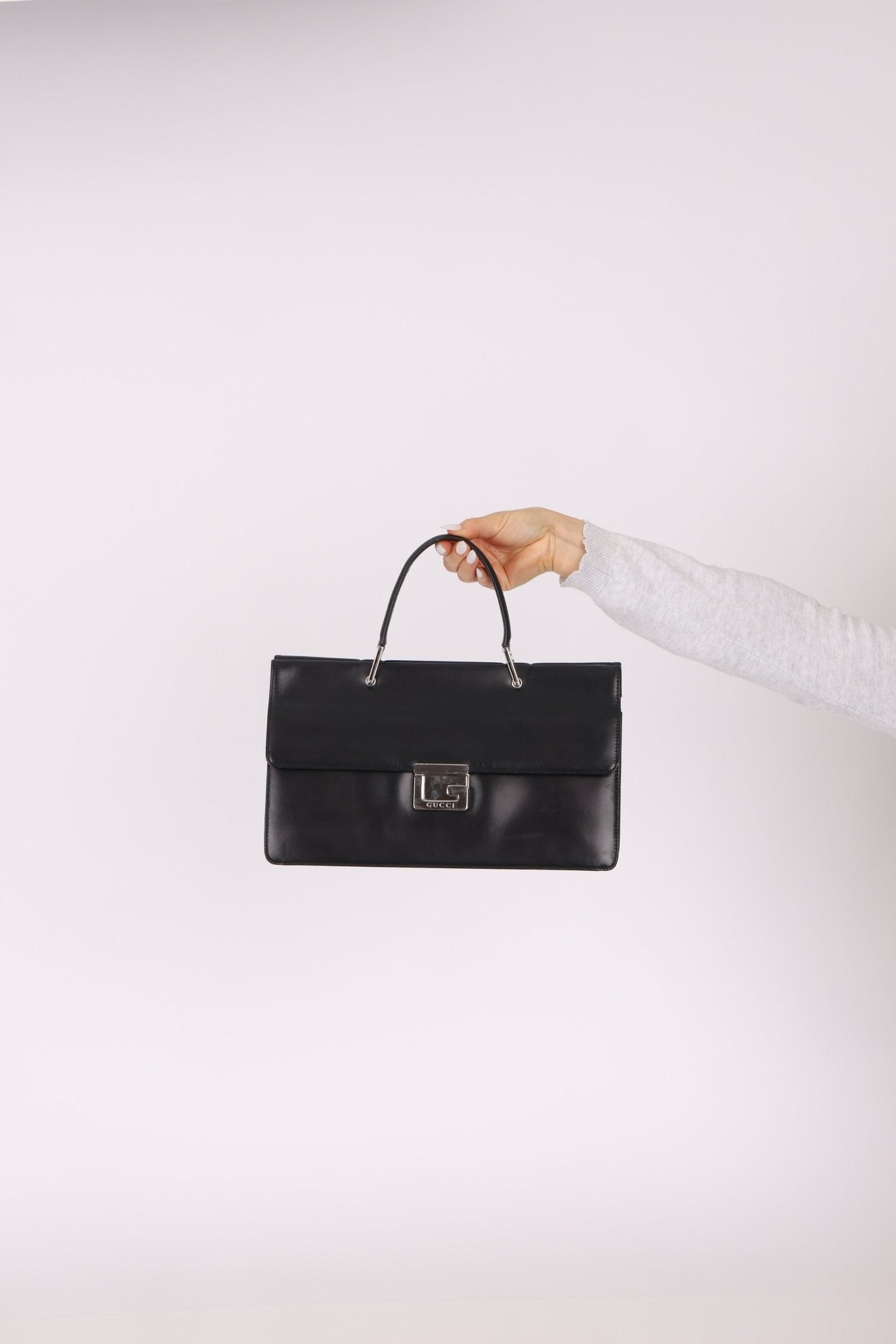 Gucci Square G Box East West Top Handle Bag - FashioNica