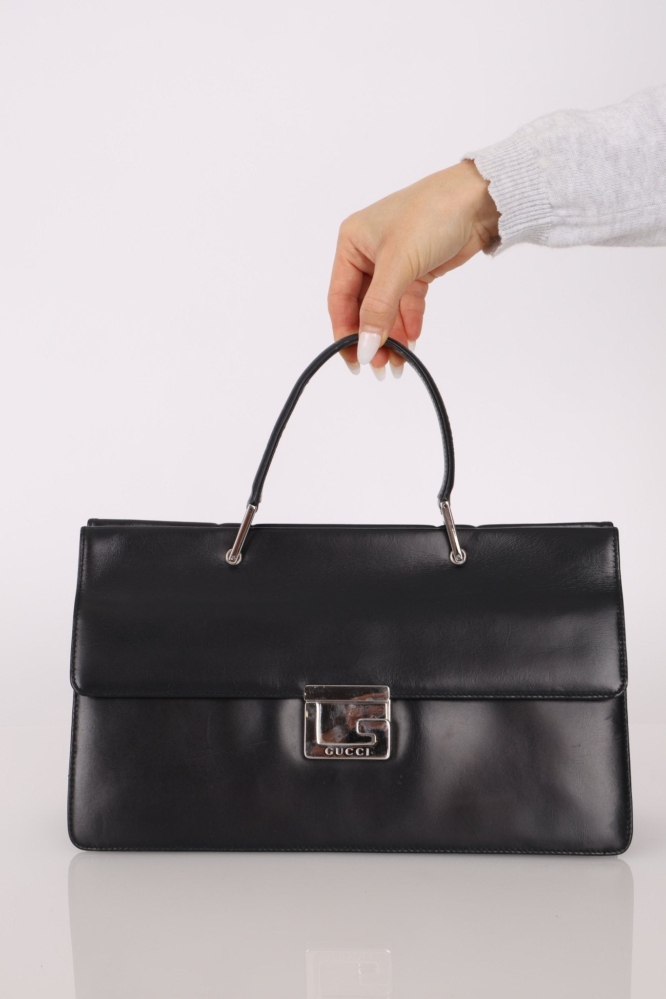 Gucci Square G Box East West Top Handle Bag - FashioNica