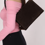 Gucci Suede Bamboo Top Handle - FashioNica