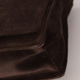 Gucci Suede Bamboo Top Handle - FashioNica