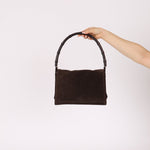 Gucci Suede Bamboo Top Handle - FashioNica