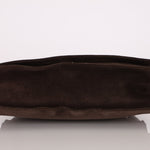 Gucci Suede Bamboo Top Handle - FashioNica