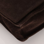 Gucci Suede Bamboo Top Handle - FashioNica