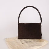 Gucci Suede Bamboo Top Handle - FashioNica