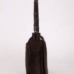 Gucci Suede Bamboo Top Handle - FashioNica