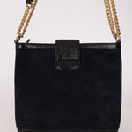 Gucci Suede Dragon Embroidered Bucket Bag - FashioNica