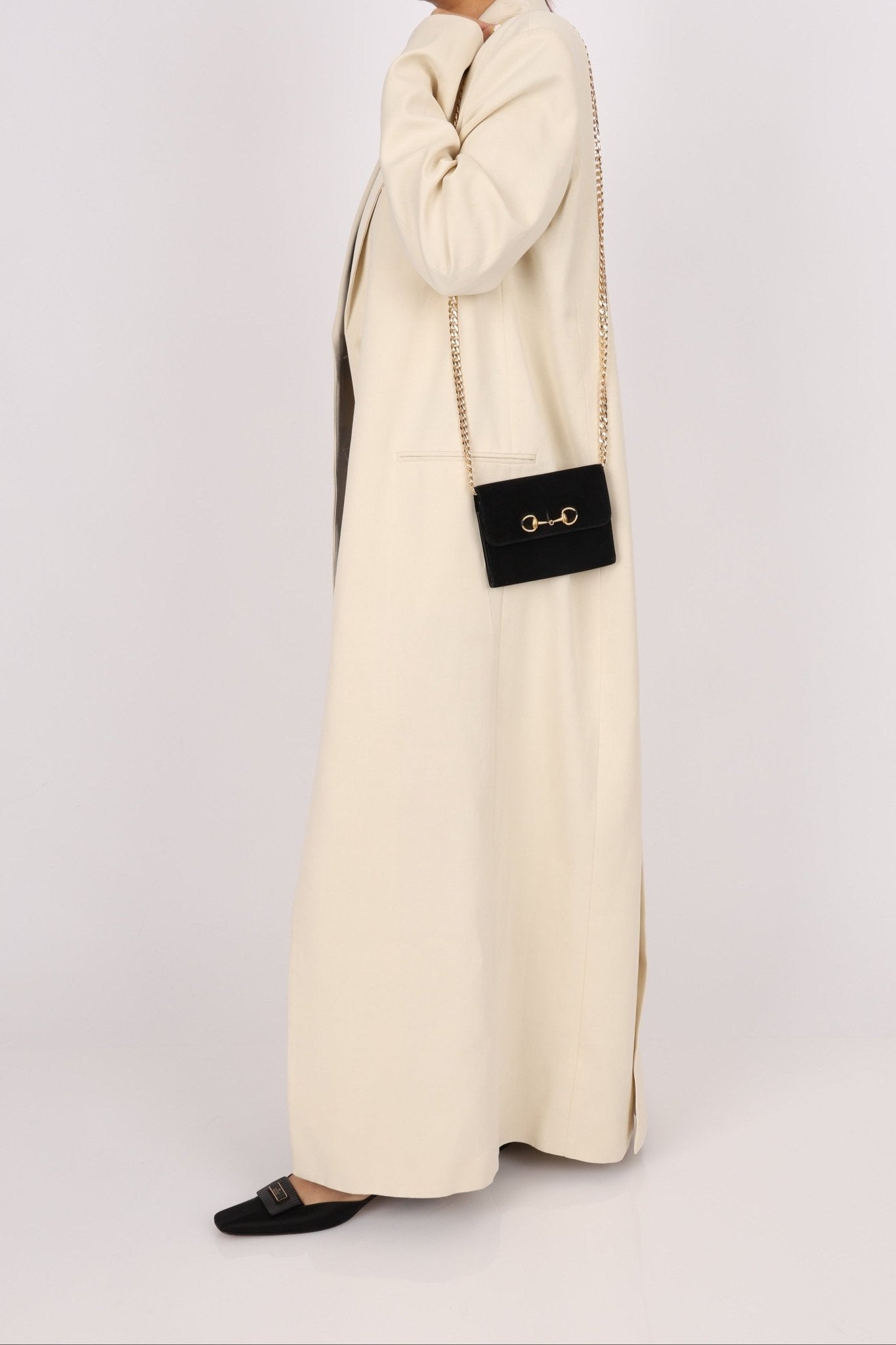 Gucci Suede Horsebit French Wallet - FashioNica