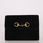 Gucci Suede Horsebit French Wallet - FashioNica