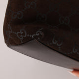 Gucci Suede Monogram Shoulder Bag - FashioNica